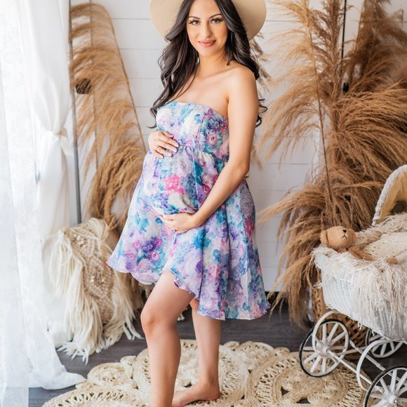 Selkie pastel floral cupcake dress - Picture 2 of 4